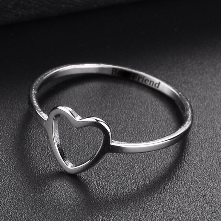 Heart Anniversary Ring - Symbol of Love and Commitment