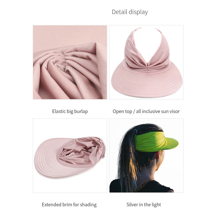 Summer Anti-ultraviolet Elastic Hollow Sun Hat