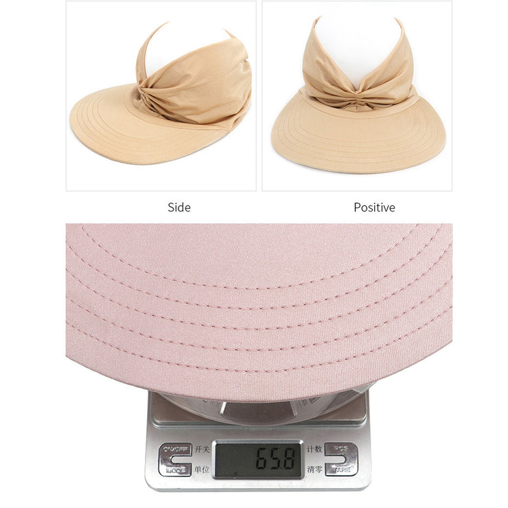 Summer Anti-ultraviolet Elastic Hollow Sun Hat