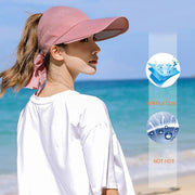 Sandy Chic: Women's UV Protection Outdoor Hat for Stylish Sun Defense