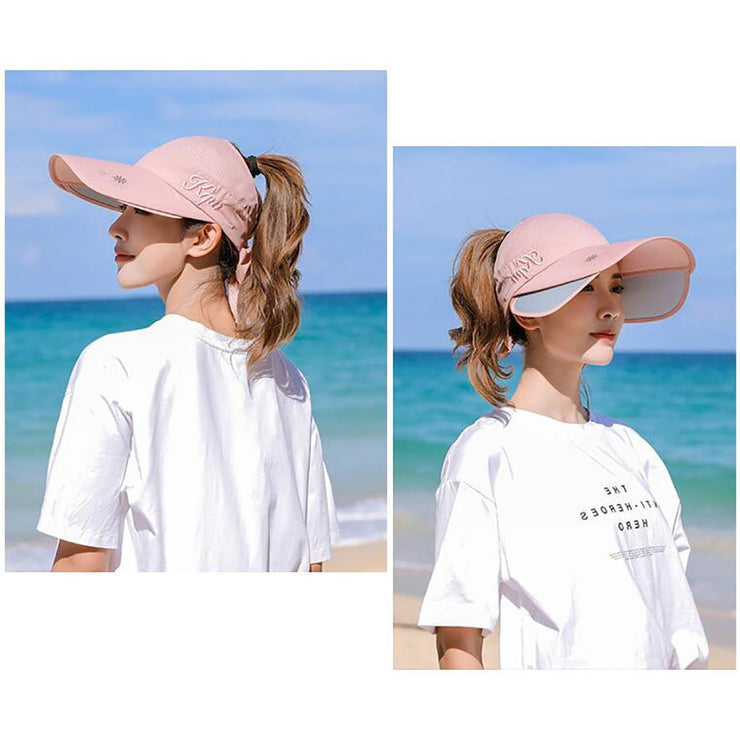 Sandy Chic: Women's UV Protection Outdoor Hat for Stylish Sun Defense