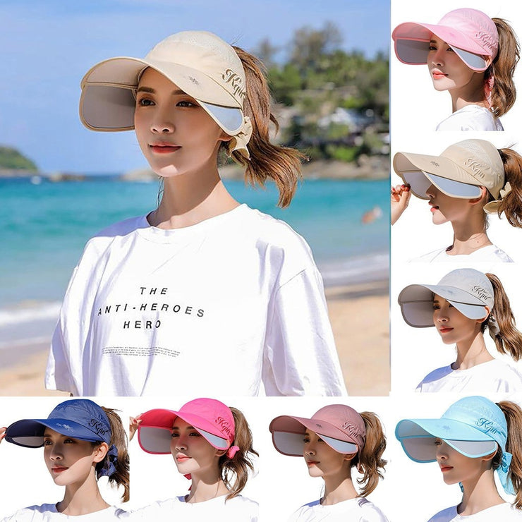 Sandy Chic: Women's UV Protection Outdoor Hat for Stylish Sun Defense