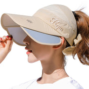 Sandy Chic: Women's UV Protection Outdoor Hat for Stylish Sun Defense