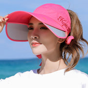 Sandy Chic: Women's UV Protection Outdoor Hat for Stylish Sun Defense