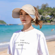 Sandy Chic: Women's UV Protection Outdoor Hat for Stylish Sun Defense