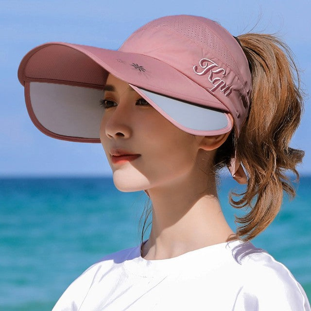 Sandy Chic: Women's UV Protection Outdoor Hat for Stylish Sun Defense