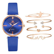 Elegance in Every Tick: Fashion Women's Watch with Luxury Leather Band and Analog Quartz Movement