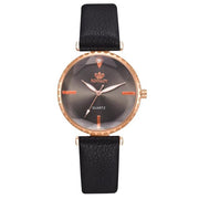 Elegance in Every Tick: Fashion Women's Watch with Luxury Leather Band and Analog Quartz Movement