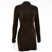 Timeless Charm: ARTICAT New Autumn Casual Women Dresses Vintage for Effortless Elegance