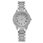 Dazzling Deals: Diamond Gold Watch – Luxury Sweet Alhambra, Perfect Gift!