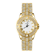 Dazzling Deals: Diamond Gold Watch – Luxury Sweet Alhambra, Perfect Gift!