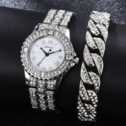 Dazzling Deals: Diamond Gold Watch – Luxury Sweet Alhambra, Perfect Gift!