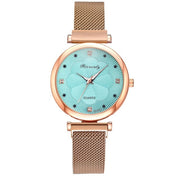 Floral Elegance: 5PCS Luxury Women's Watches Set