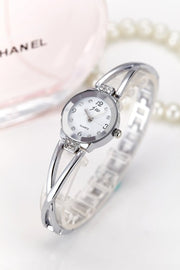 Luxe Rhinestone Stainless Steel Watch