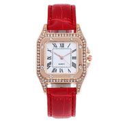 Diamond Elegance: Luxury Women's Watch Set – Waterproof & Quartz