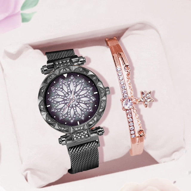 Glamour in Every Tick: Luxury Rose Gold Women's Watch – Ideal Gift for Her!