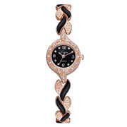 Dazzling Elegance: Luxury Crystal Bracelet Watches for Women - Fashionable Quartz Timepieces!