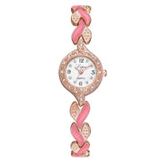 Dazzling Elegance: Luxury Crystal Bracelet Watches for Women - Fashionable Quartz Timepieces!