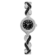 Dazzling Elegance: Luxury Crystal Bracelet Watches for Women - Fashionable Quartz Timepieces!